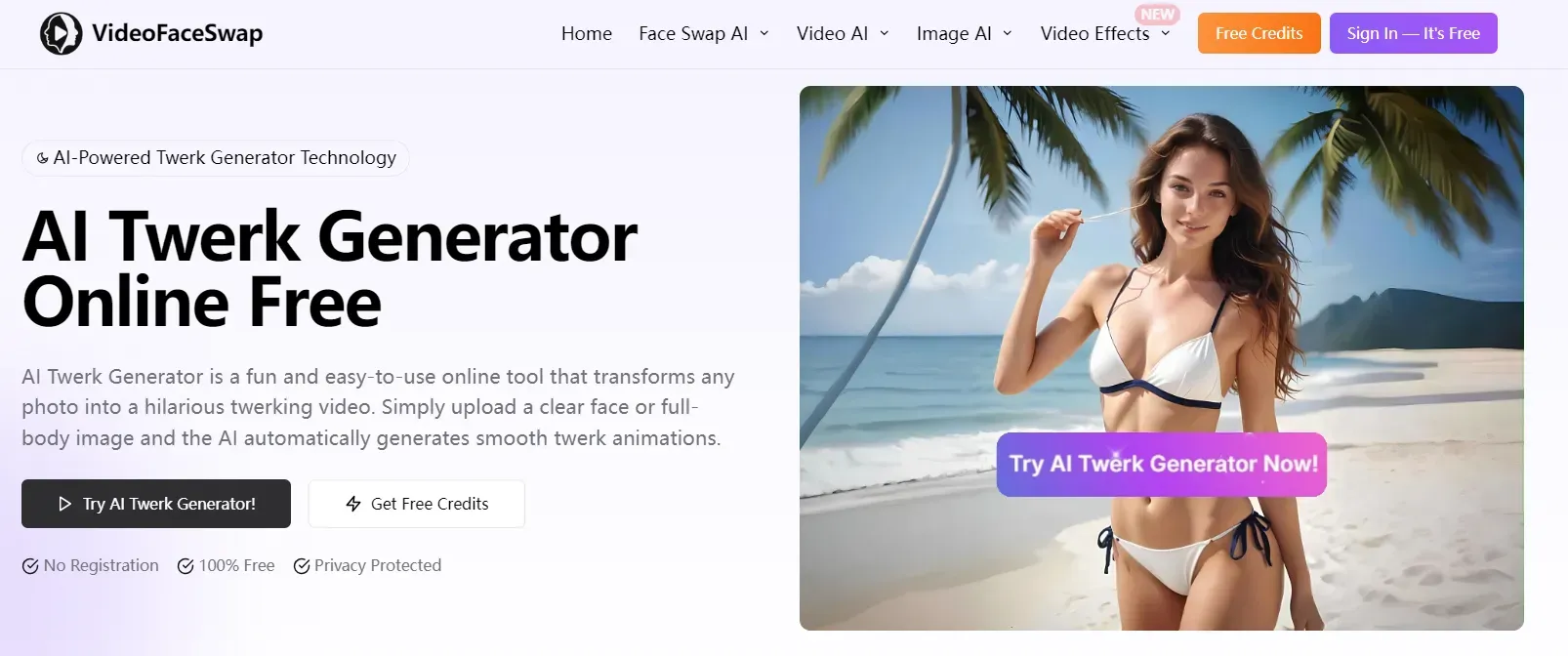 videofaceswap's tool:AI twerk video generator