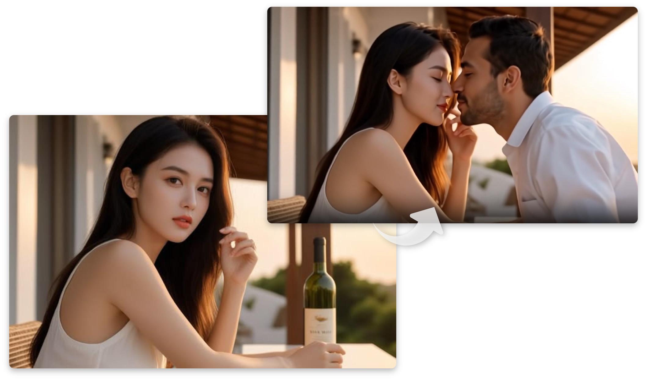 Imagine a Romantic Kiss with a Virtual Lover