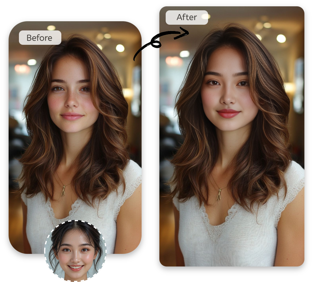 ¡Transfórmate en quien quieras con nuestra herramienta de intercambio de caras con IA