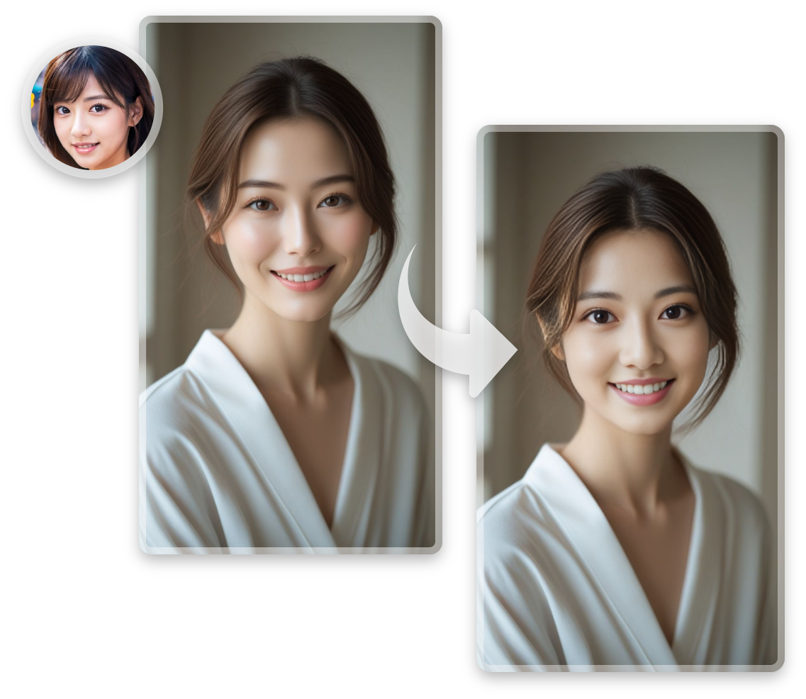 AI顔入れ替えで映画の世界へ！憧れのキャラクターに変身しよう