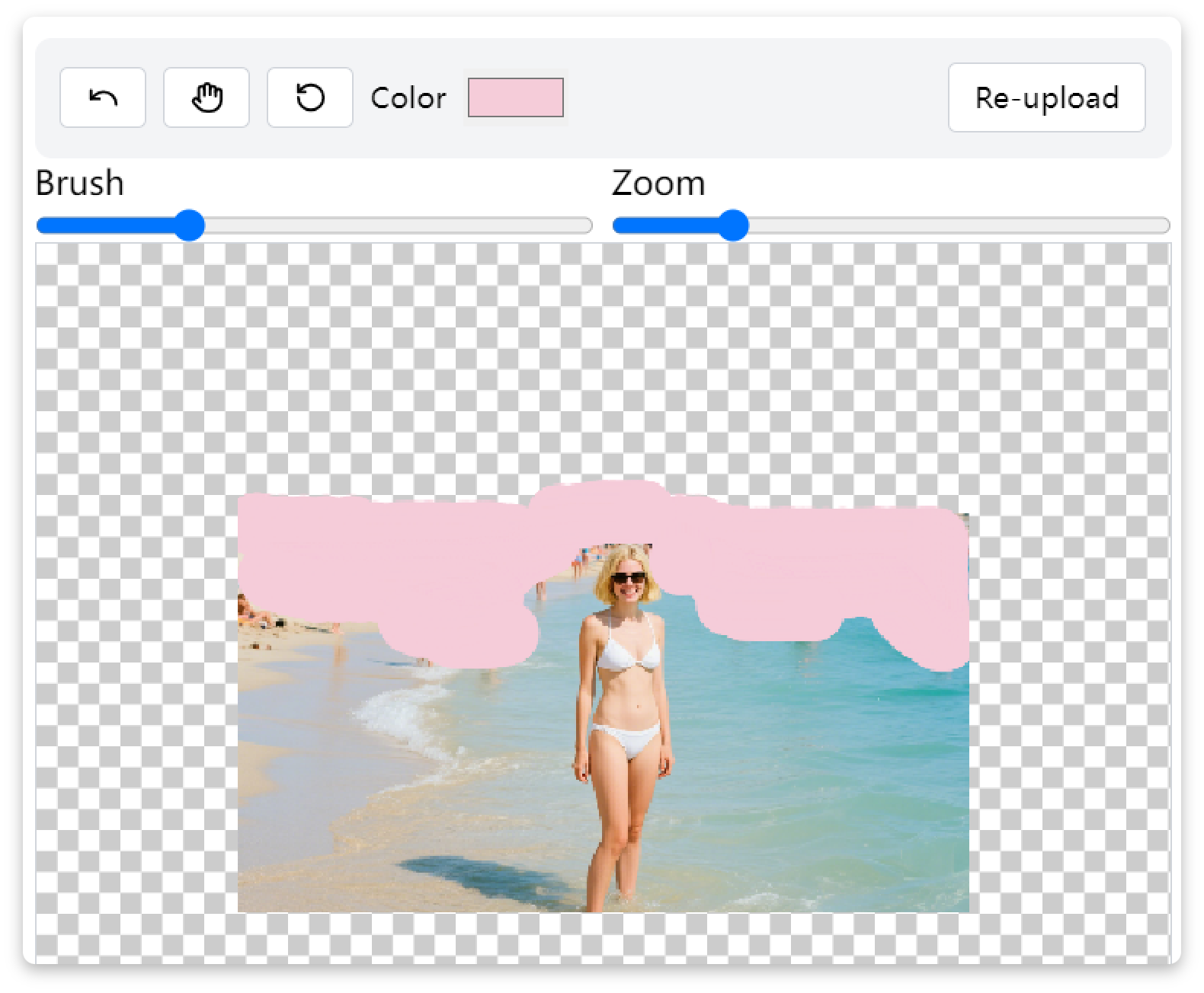 Highlight the Area to Remove