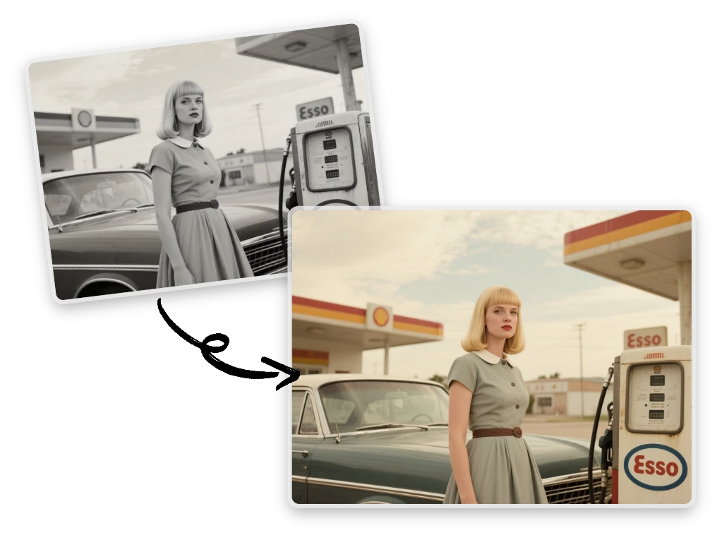 Generate Animated Vintage Photos for Social Media and Sharing