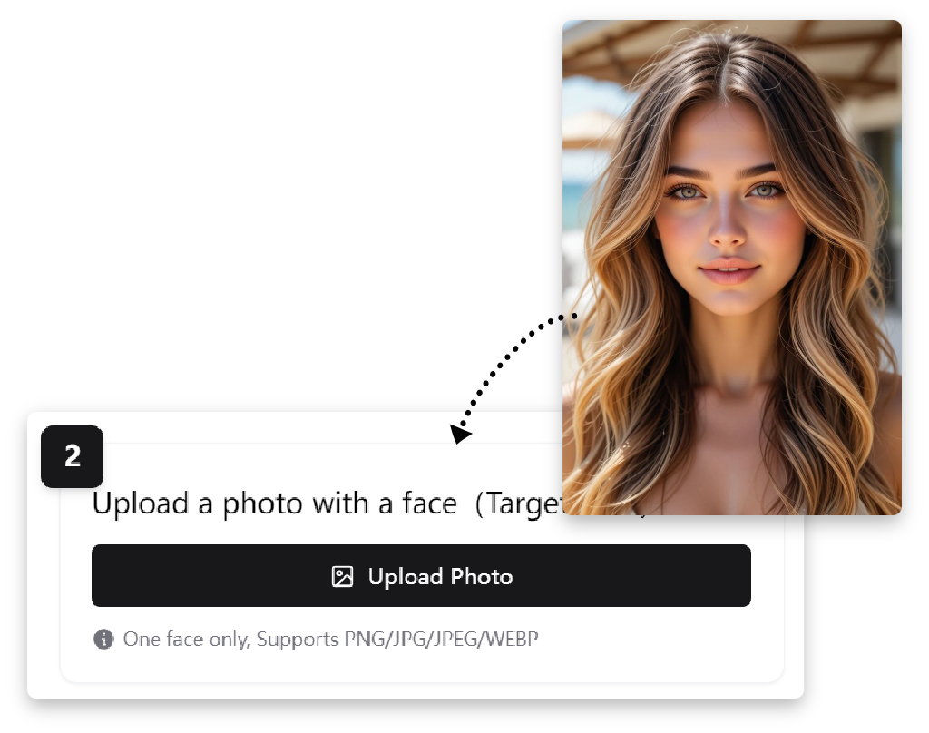 Upload a Target Face Image