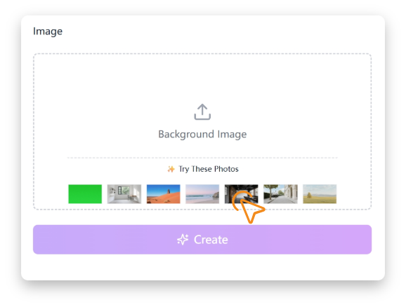 Upload or Choose a New Background