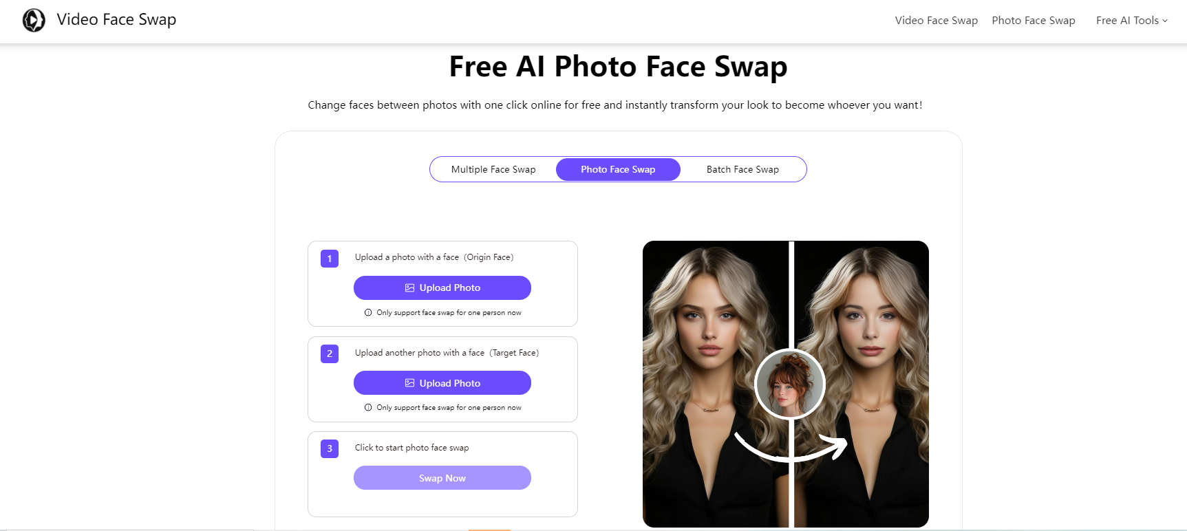 the best ai tool for face swapping with dasha taran