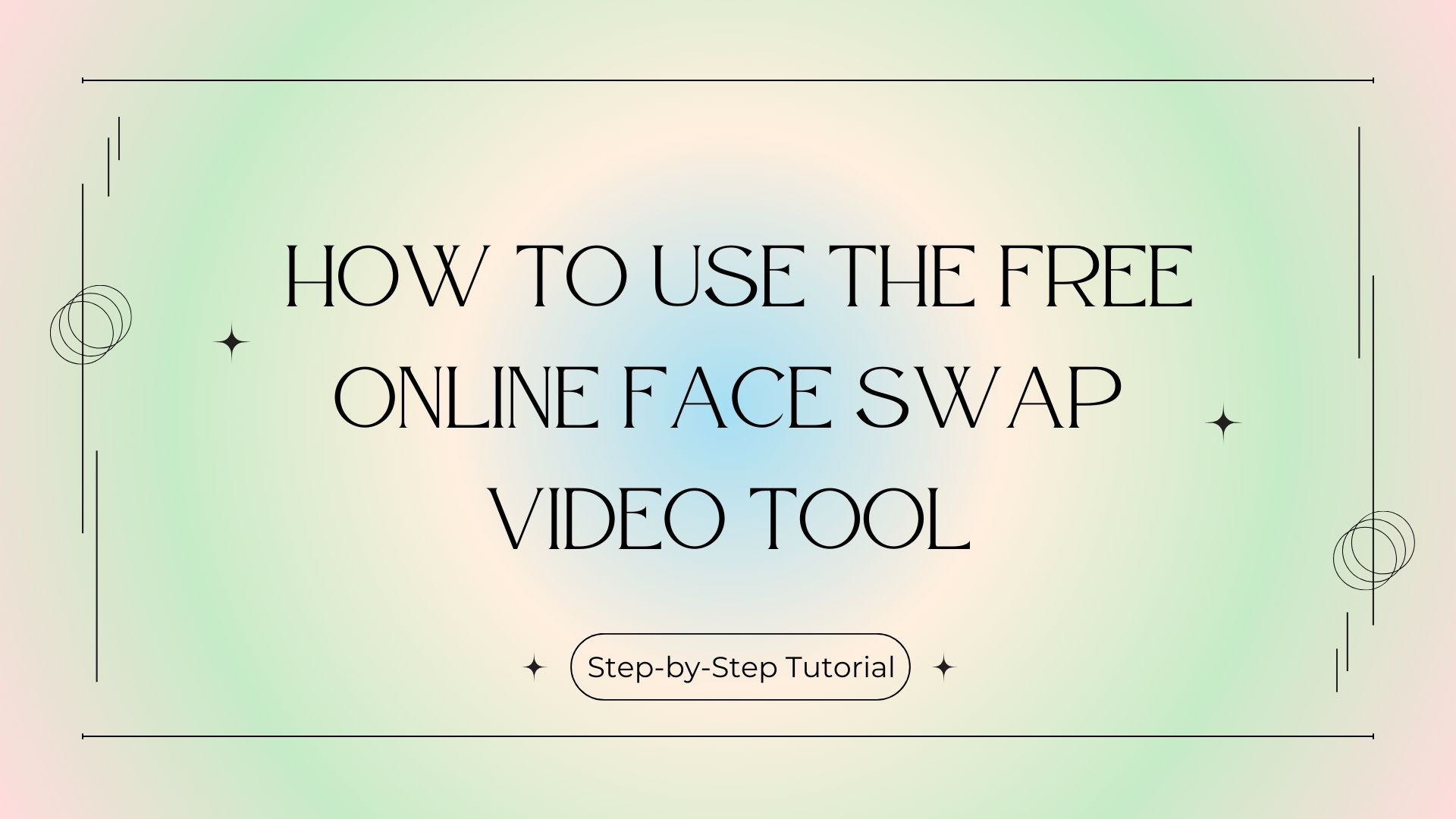 How to Use the Free Online Face Swap Video Tool