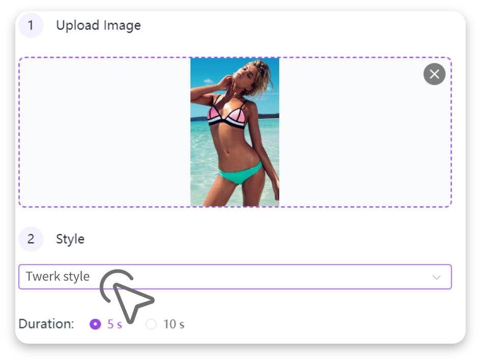 How to Use AI Twerk Generator-step 2