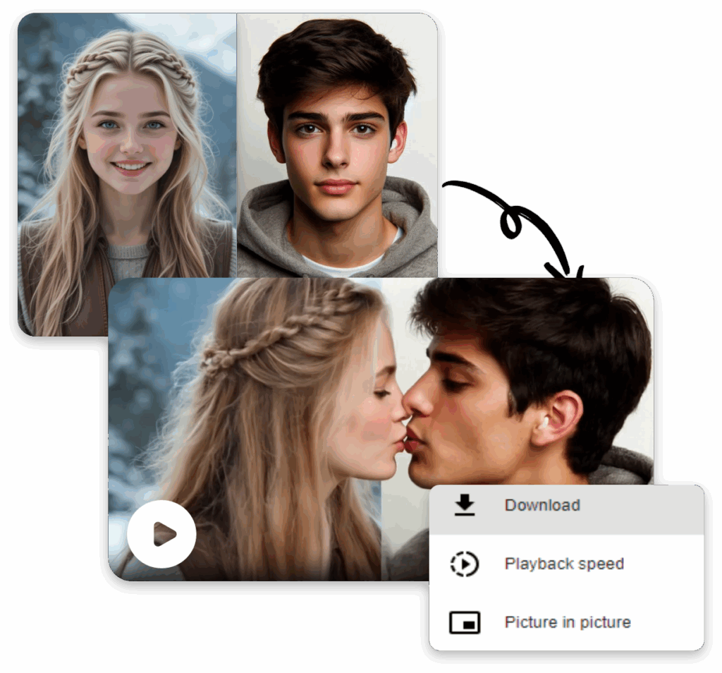 How to Use AI Kissing Generator-step 3