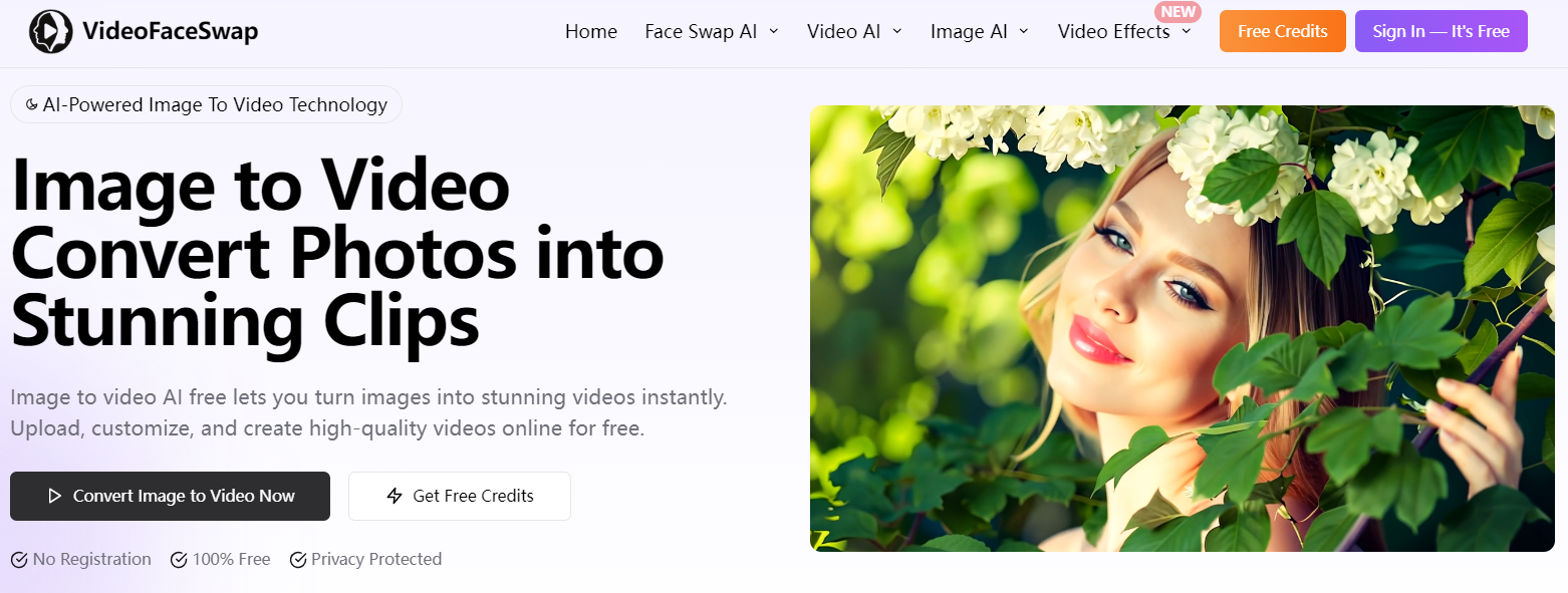 Free AI Picture Animation Tool-videofaceswap