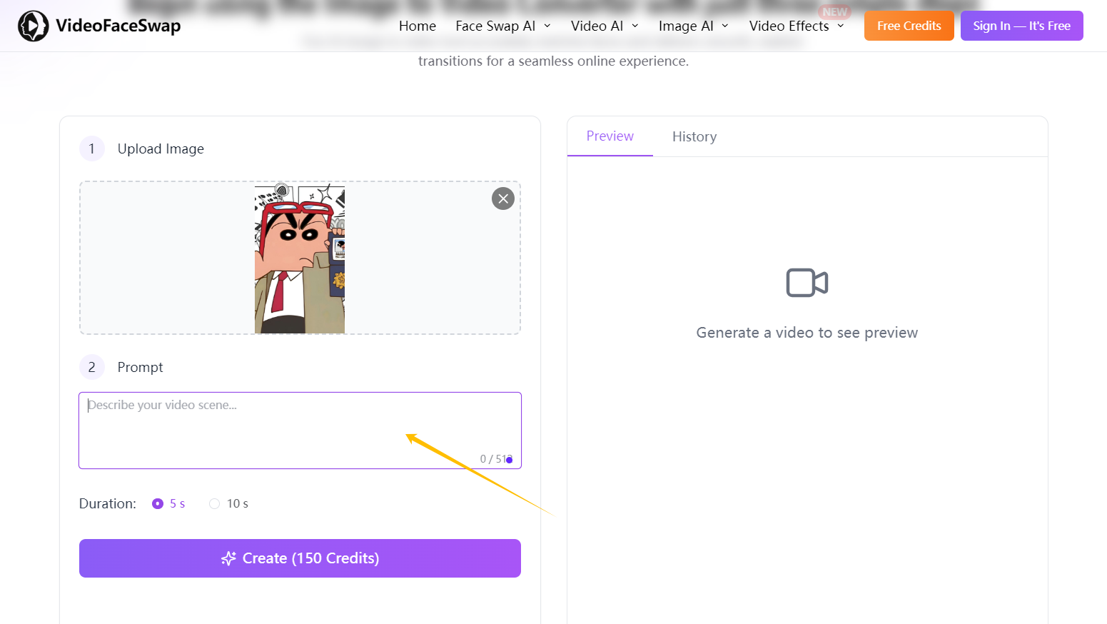 How to Animate a Picture Using AI for Free-step 3